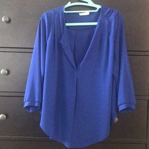 Long Sleeve Blue Shirt
